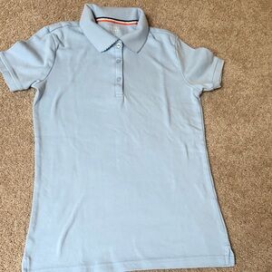 French Toast Girls Light Blue Polo Shirt
